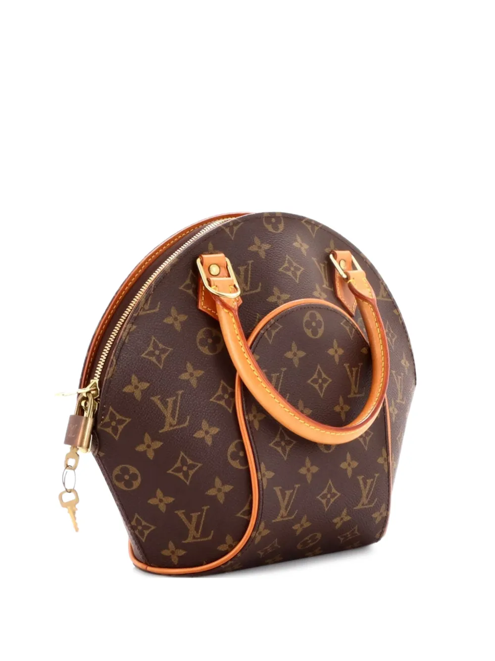 Louis Vuitton Pre-Owned Ellipse Bag Monogram Canvas PM satchel - Marrone