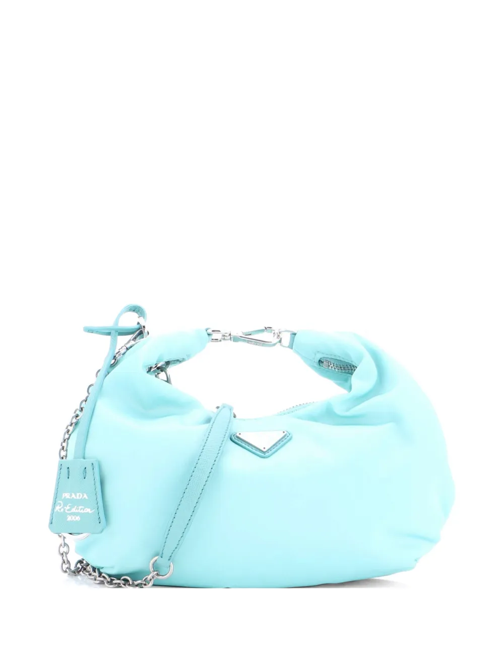 Prada Pre-Owned Re-Edition 2006 Shoulder Bag Tessuto Small crossbody bag - Blu