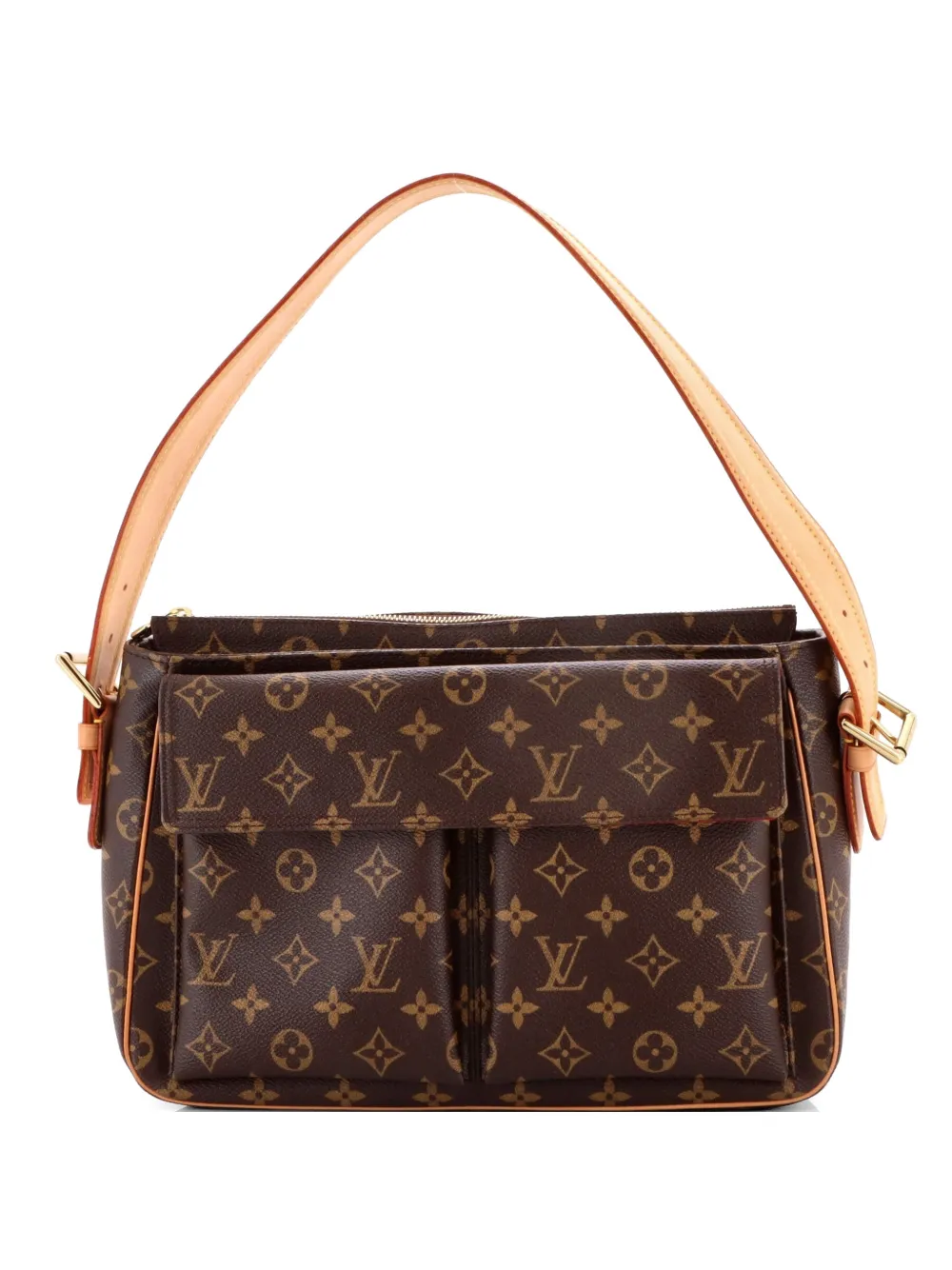 Louis Vuitton Pre-Owned Viva Cite Handbag Monogram Canvas GM shoulder bag - Marrone