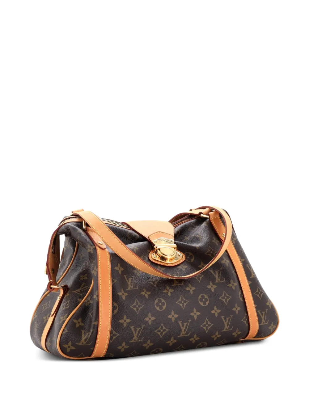 Stresa Handbag Monogram Canvas Pm Shoulder Bag