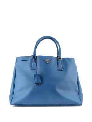 Prada Pre-Owned バイカラーダブルジップ サフィアーノレザー