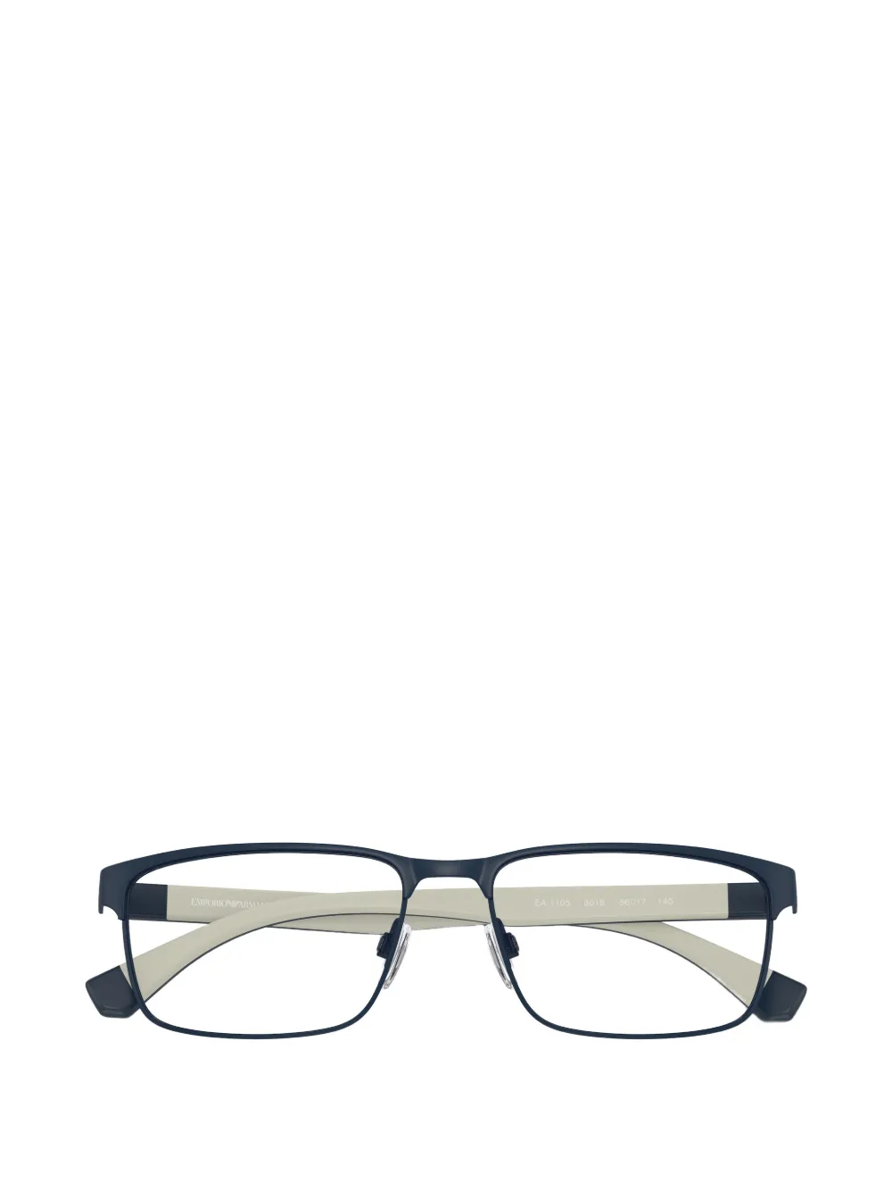 Emporio Armani Bril met vierkant montuur Blauw