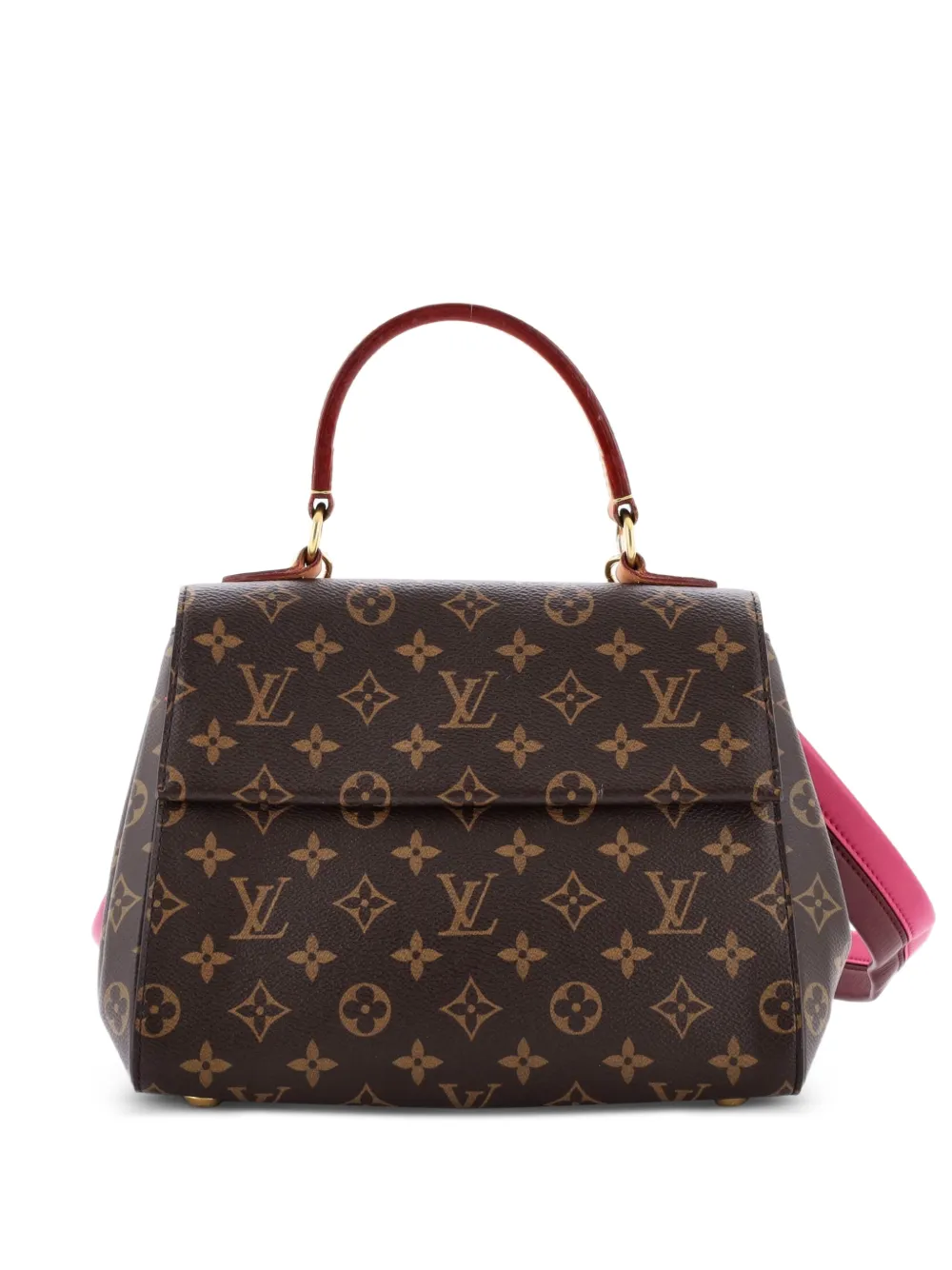 Louis Vuitton Pre-Owned Cluny Top Handle Bag Monogram Canvas BB satchel - Marrone