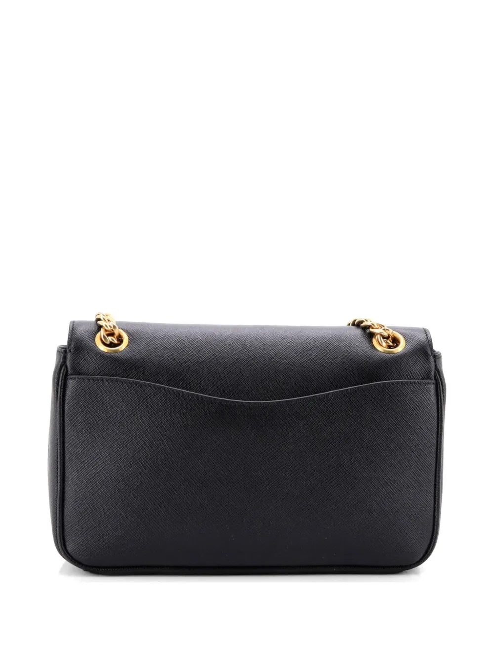 Pattina Flap Shoulder Bag Saffiano Leather Small Crossbody Bag