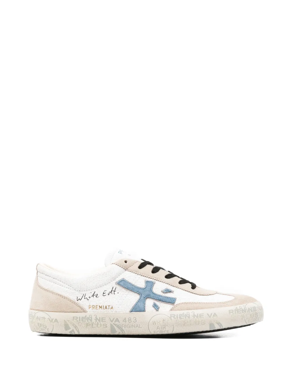 Premiata Sneakers met patch Beige