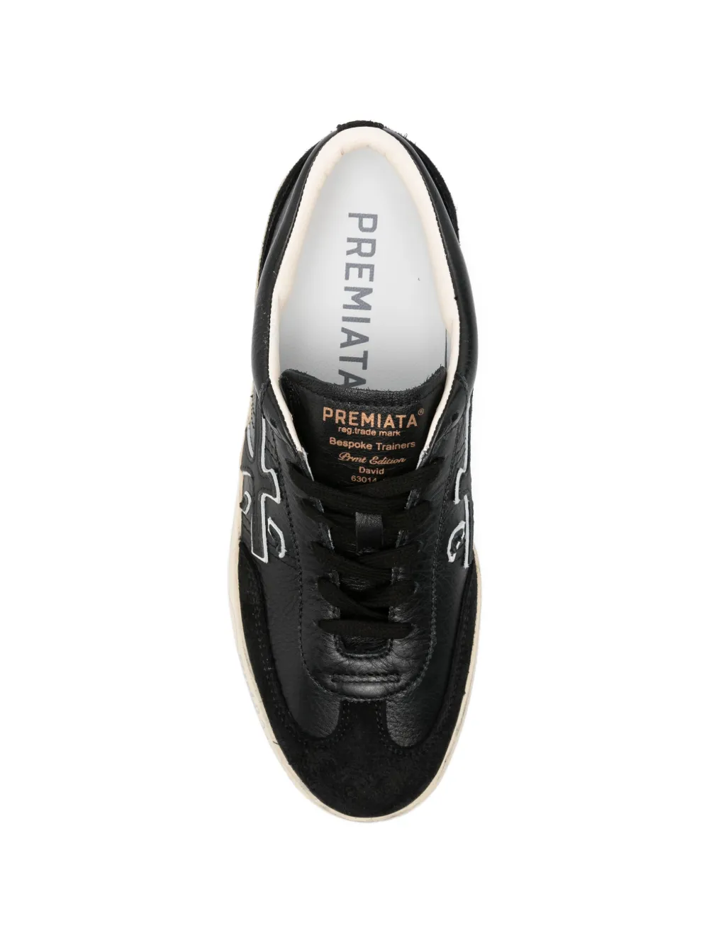 Premiata David suède sneakers Zwart