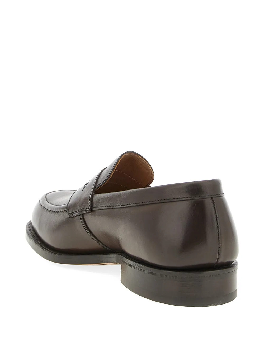 Tricker's Harvard leren loafers Bruin