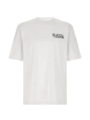 Givenchy ホワイト Tシャツ Givenchy Camiseta De Algodão Com Estampa De Logo | Branco
