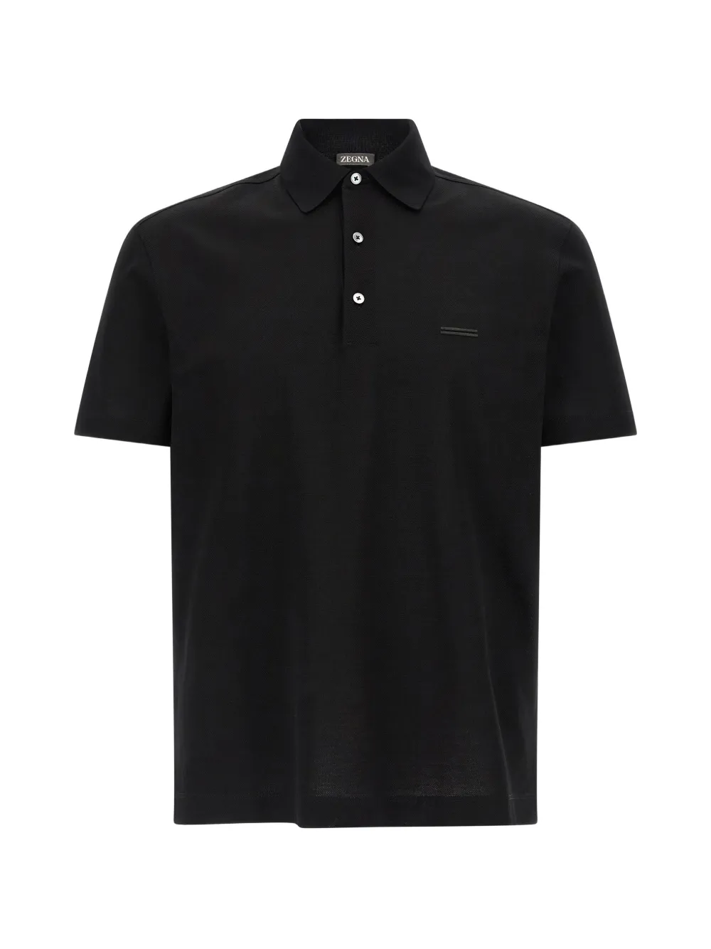 Zegna cotton polo shirt - Nero
