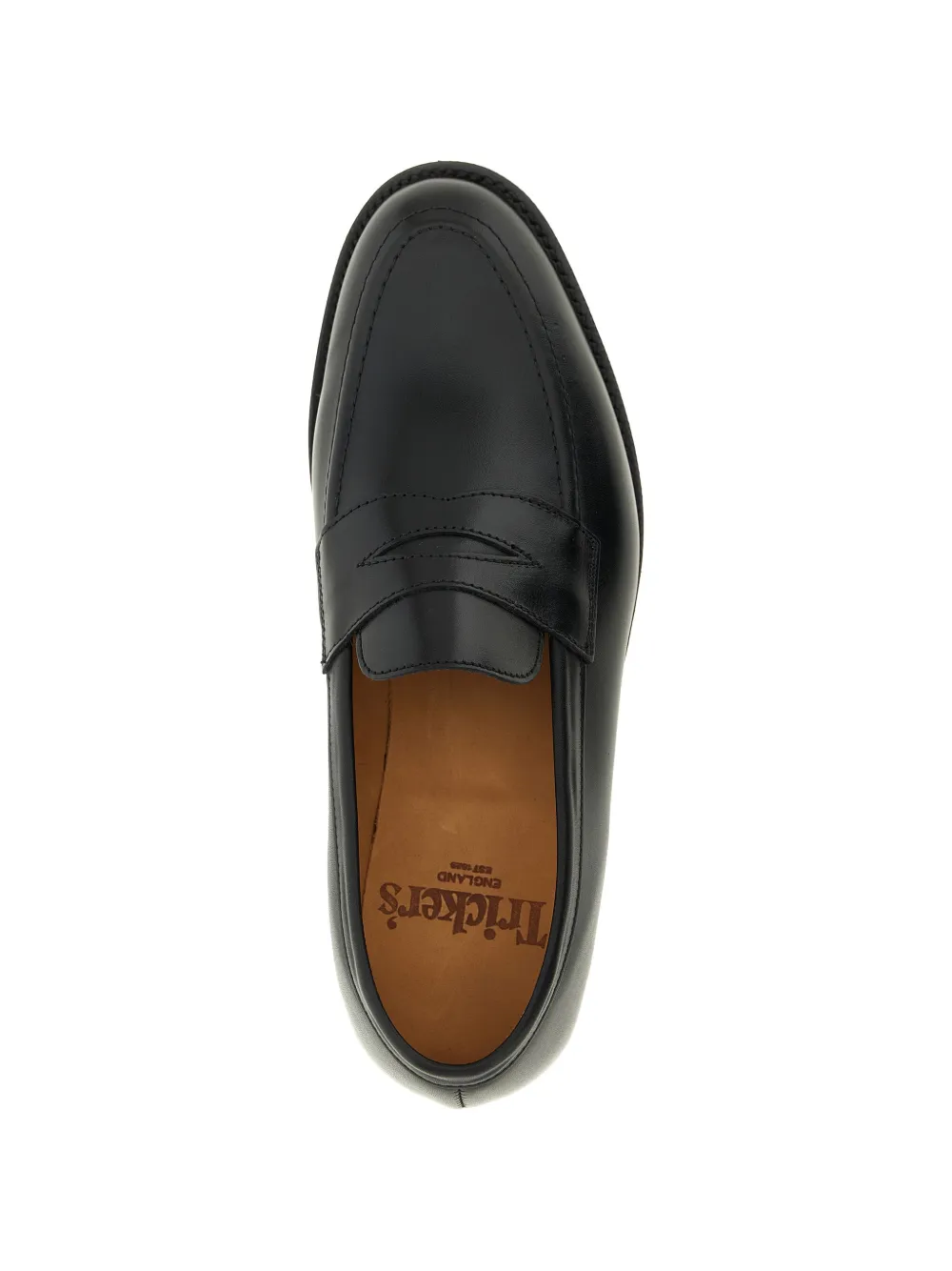 Tricker's Harvard penny loafers Zwart