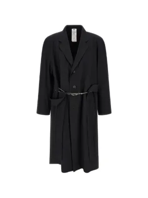 Balenciaga フーデッド トレンチコート | ブラック | FARFETCH JP