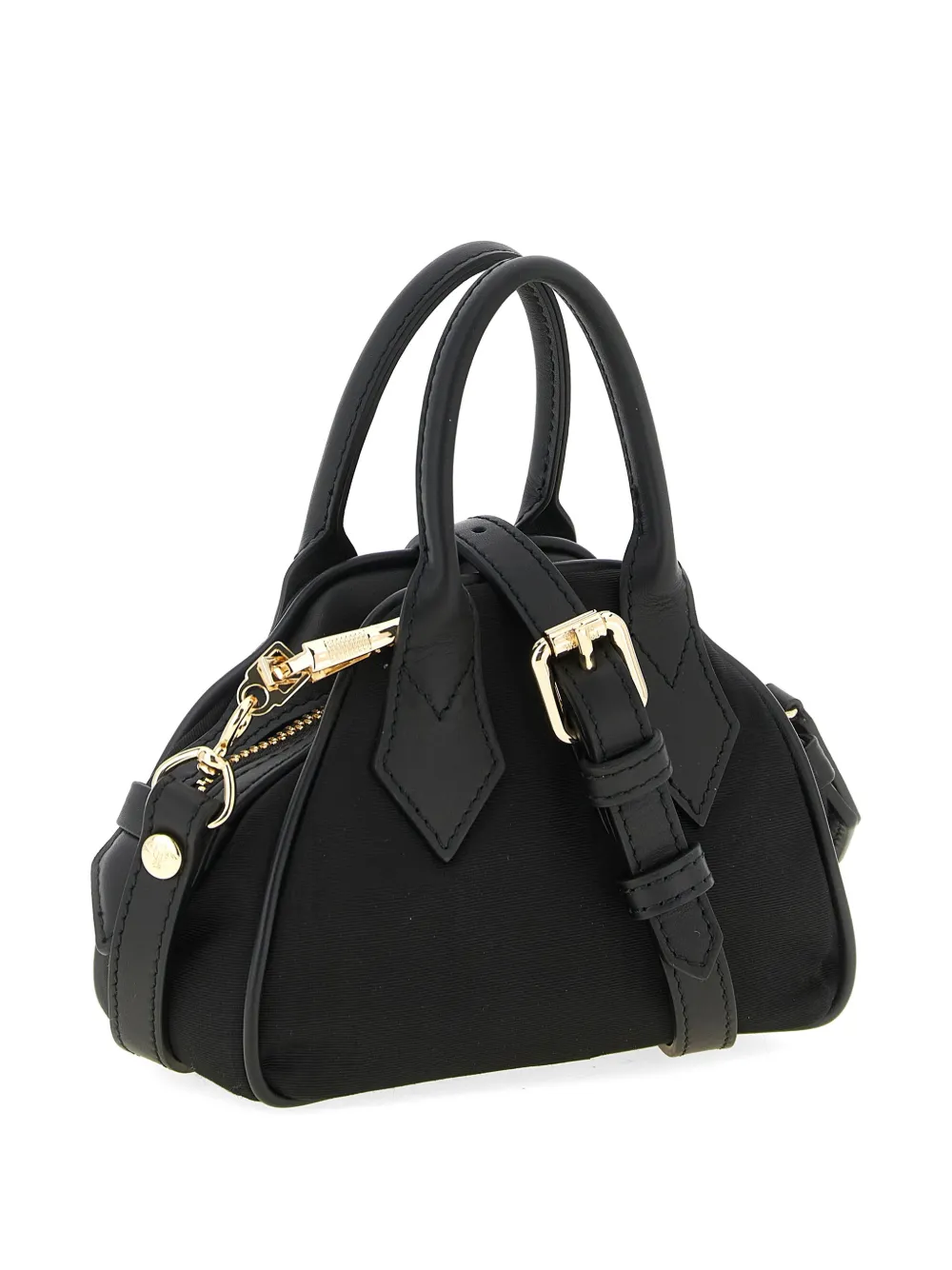 Vivienne Westwood Yasmine mini-shopper met logodetail Zwart