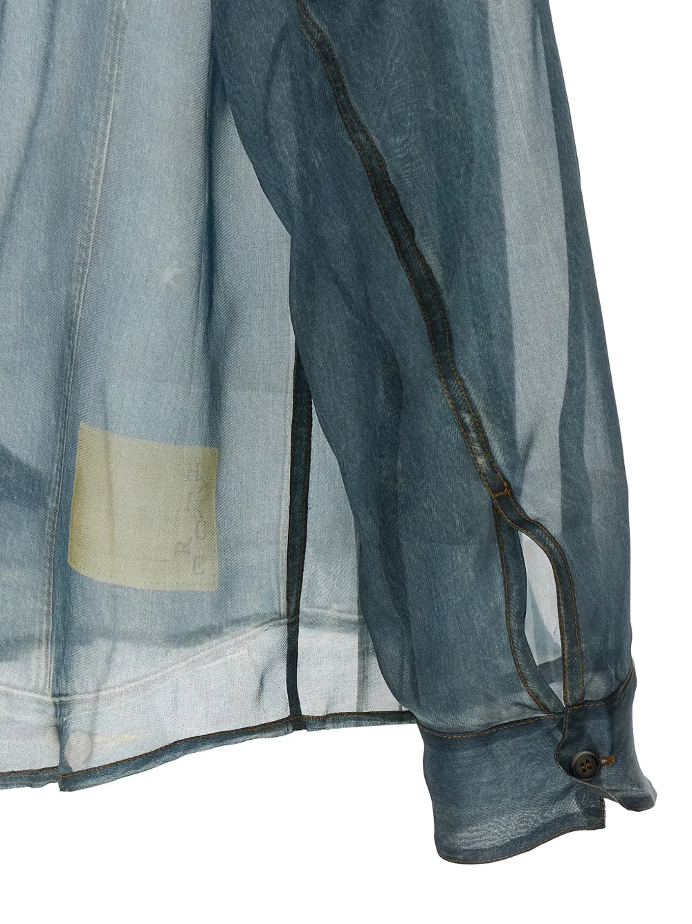 Haikure Maya zijden blouse Blauw