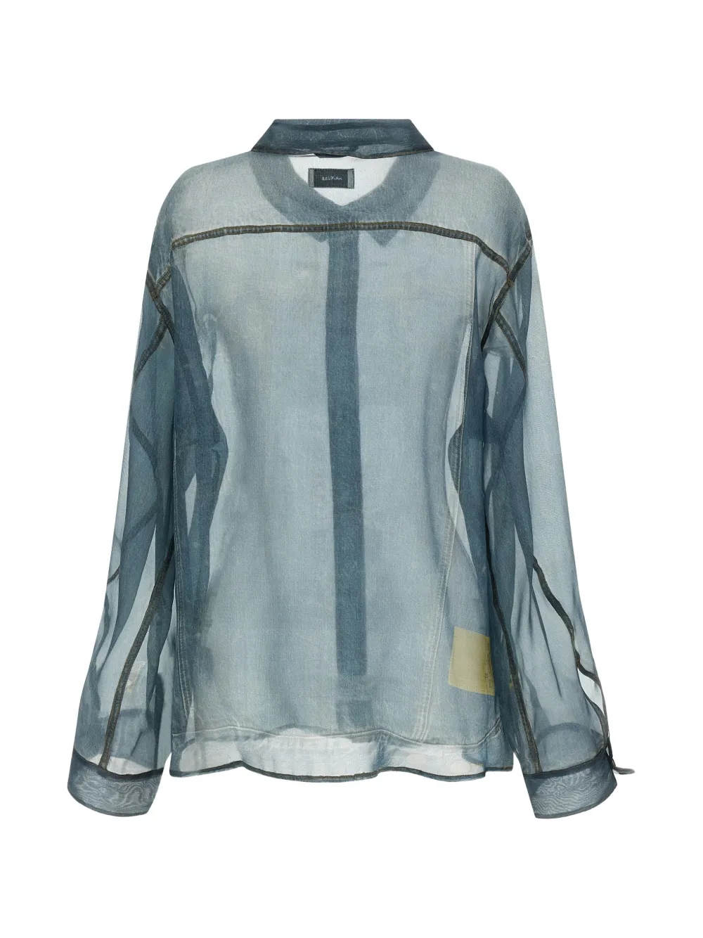  Haikure Maya Silk Shirt - Blue 