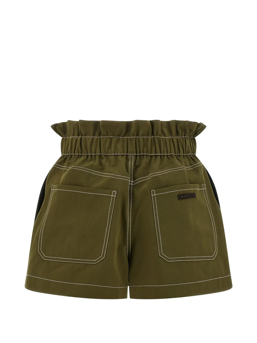 Marni Shorts met contrasterende stiksels Groen