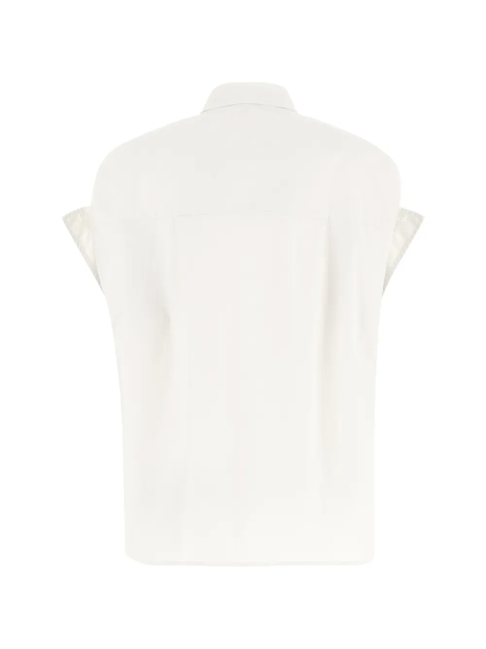 Nude Popeline katoenen blouse Wit