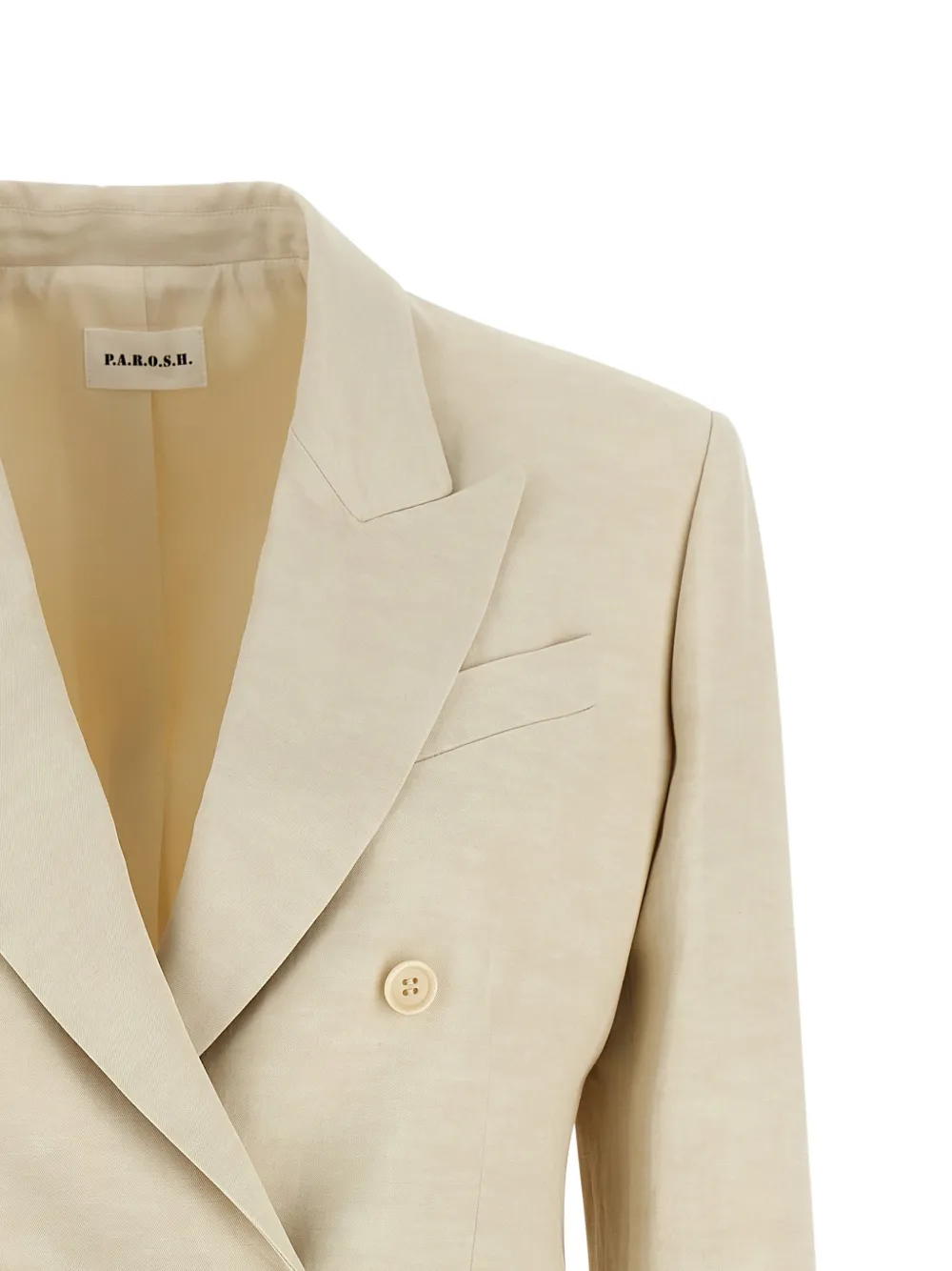  P.a.r.o.s.h. Raisa Double-breasted Blazer - Neutrals 