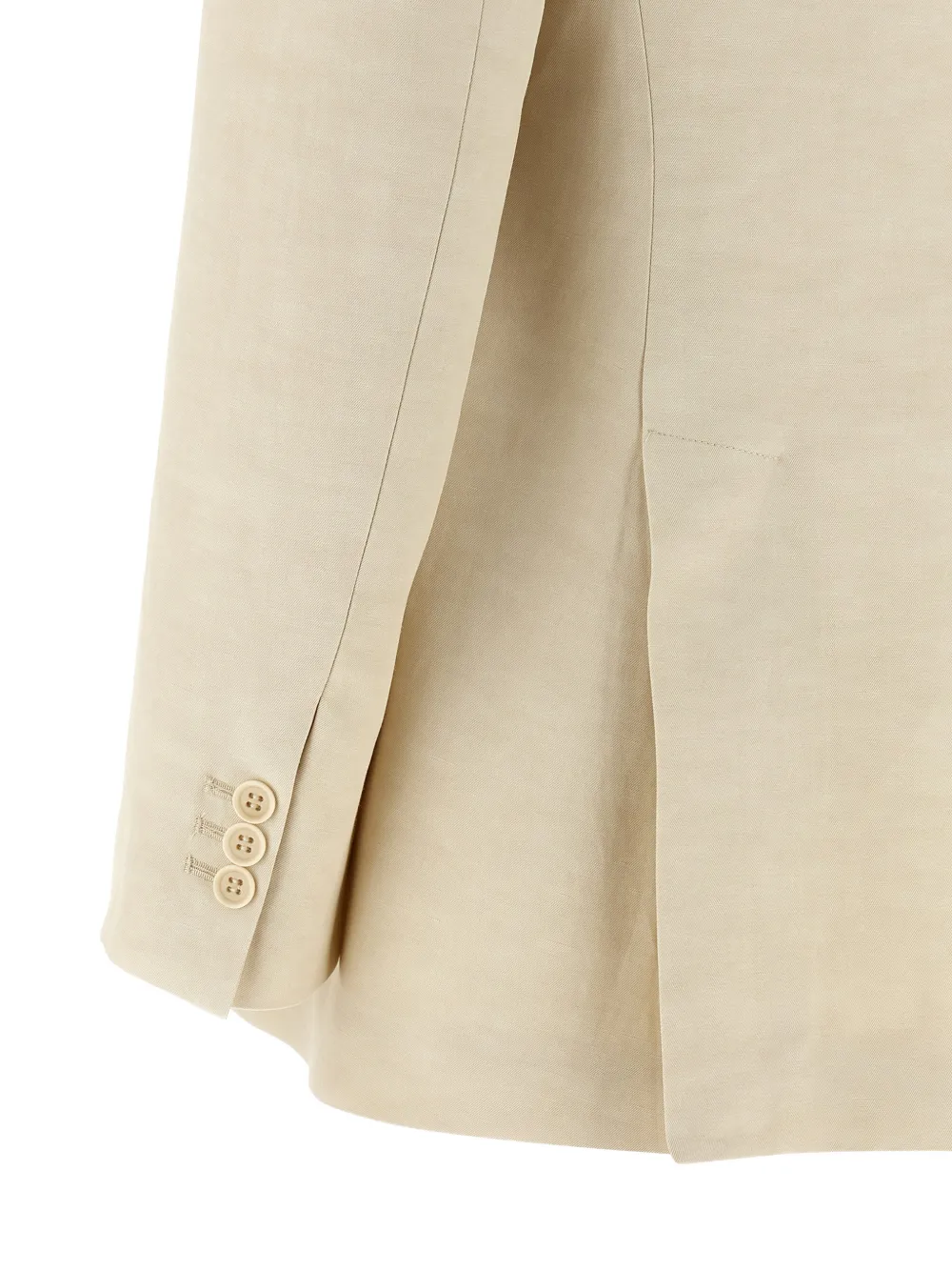 P.A.R.O.S.H. Colbert met dubbele rij knopen Beige