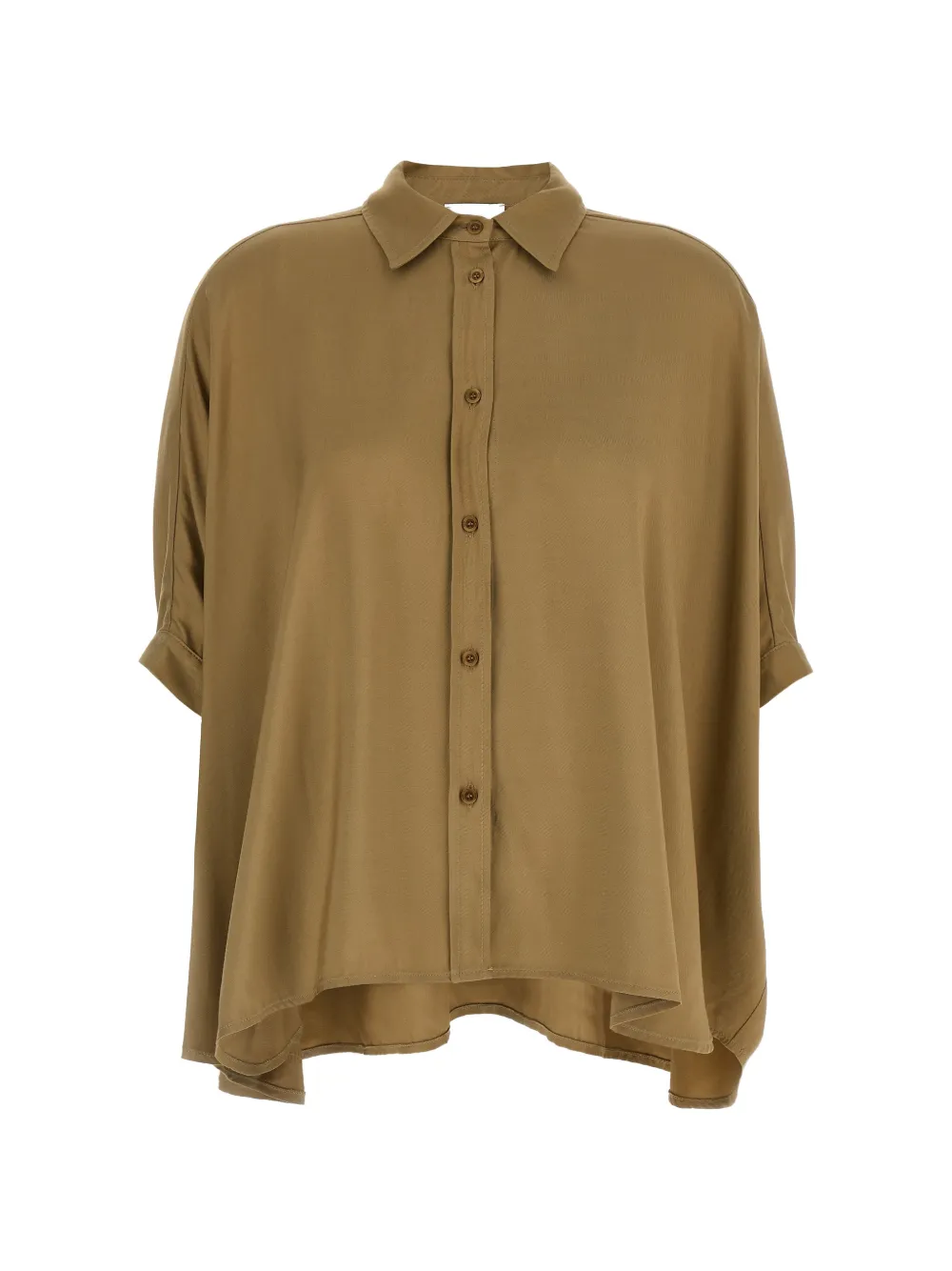 Nude button shirt - Verde