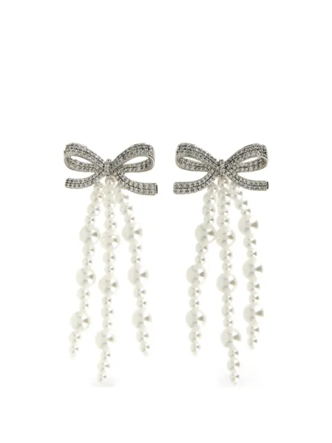 Self-Portrait aretes Bow Pearl