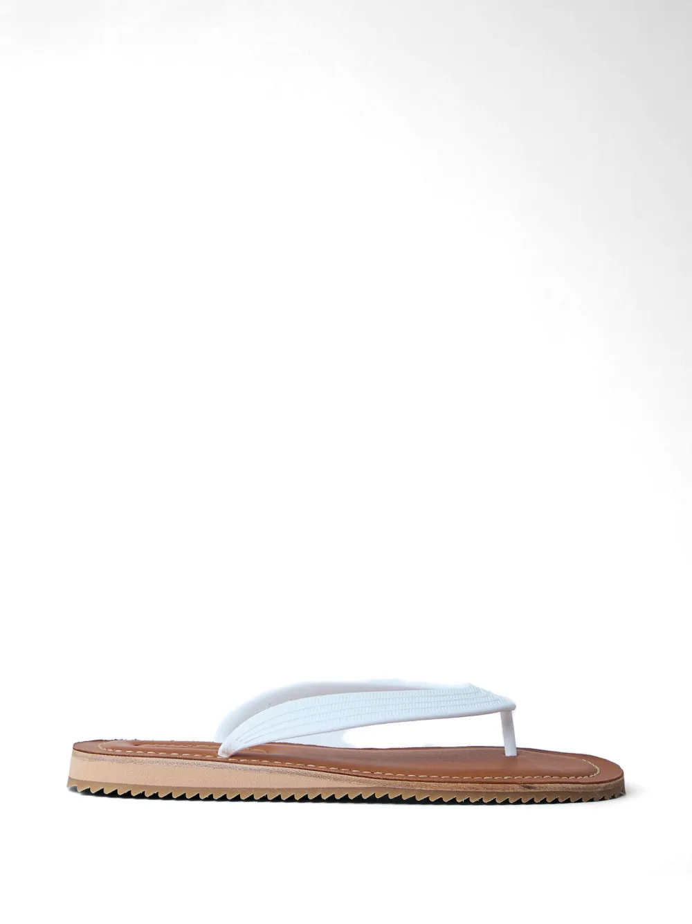 Miu Miu textured flip-flops - Bianco