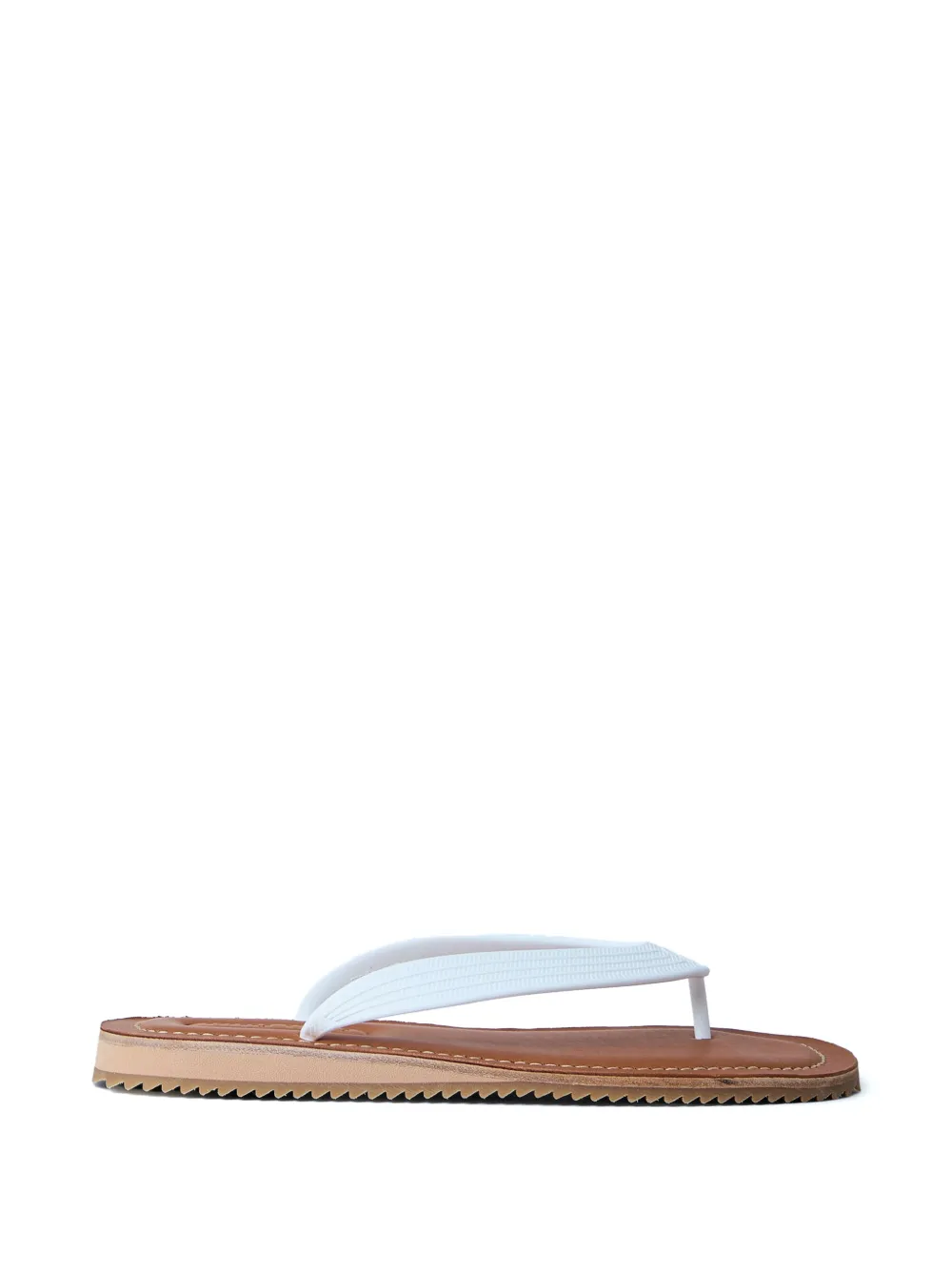 Miu Miu textured flip-flops - Weiß