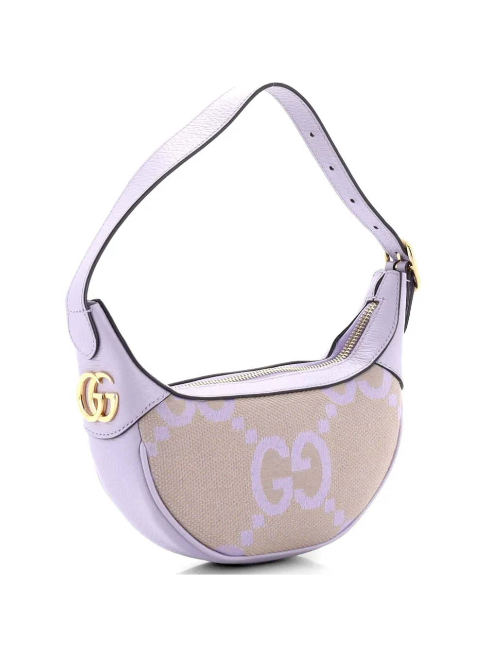 Ophidia Half Moon Bag Jumbo Gg Canvas Mini Hobo Bag