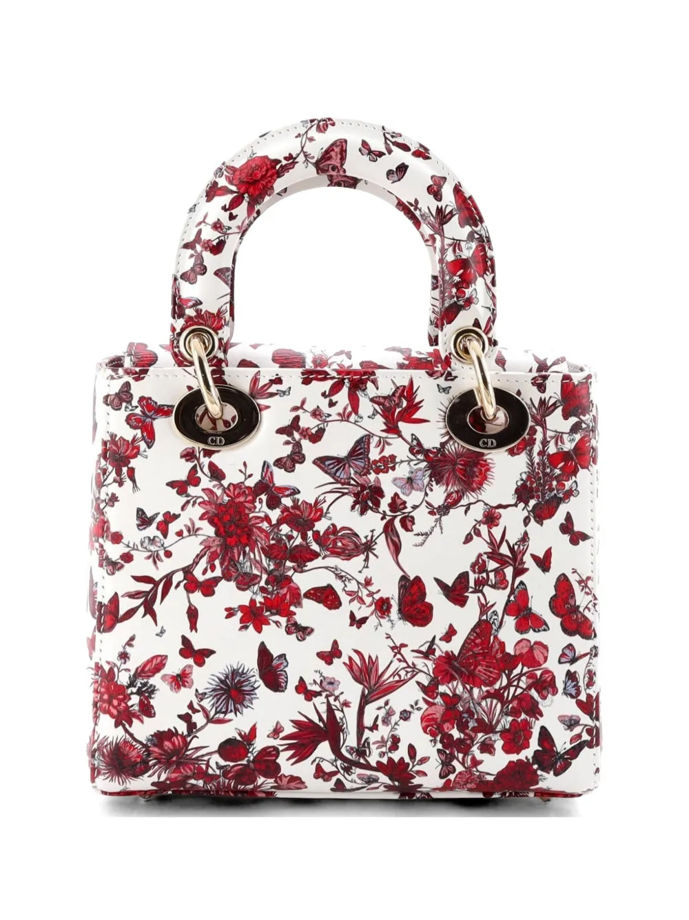  Christian Dior Pre-owned Borsa A Tracolla My Abcdior Lady Dior Piccola In Pelle Con Stampa - Multicolore 