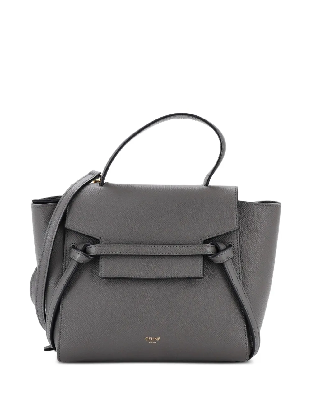 Celine Pre-Owned Belt Bag Textured Leather Nano shoulder bag - Grigio