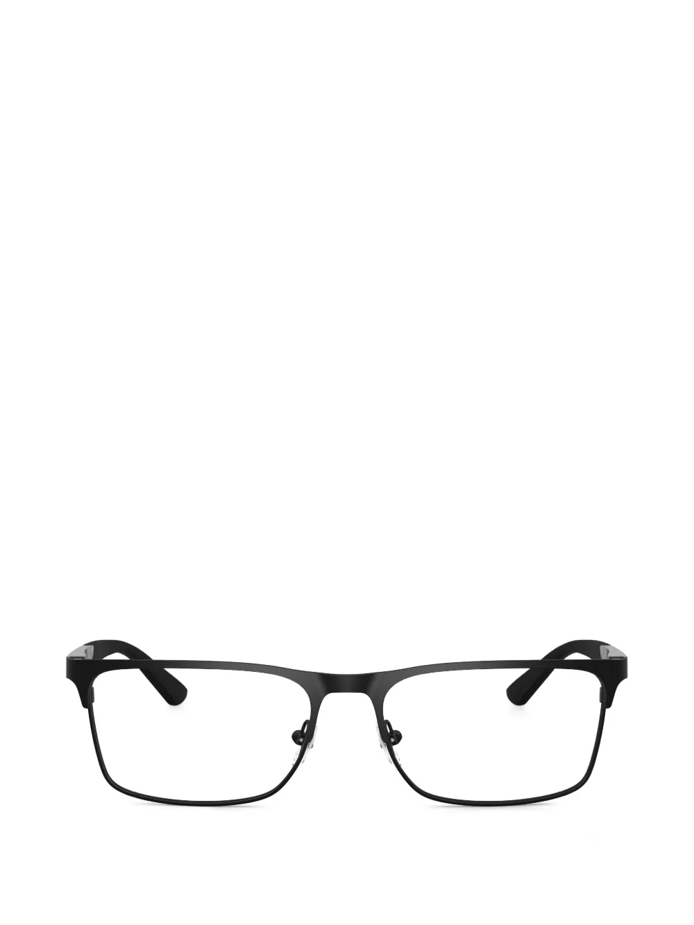 Emporio Armani rectangle-frame glasses - Nero