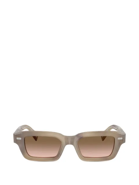 Brunello Cucinelli rectangle-frame sunglasses