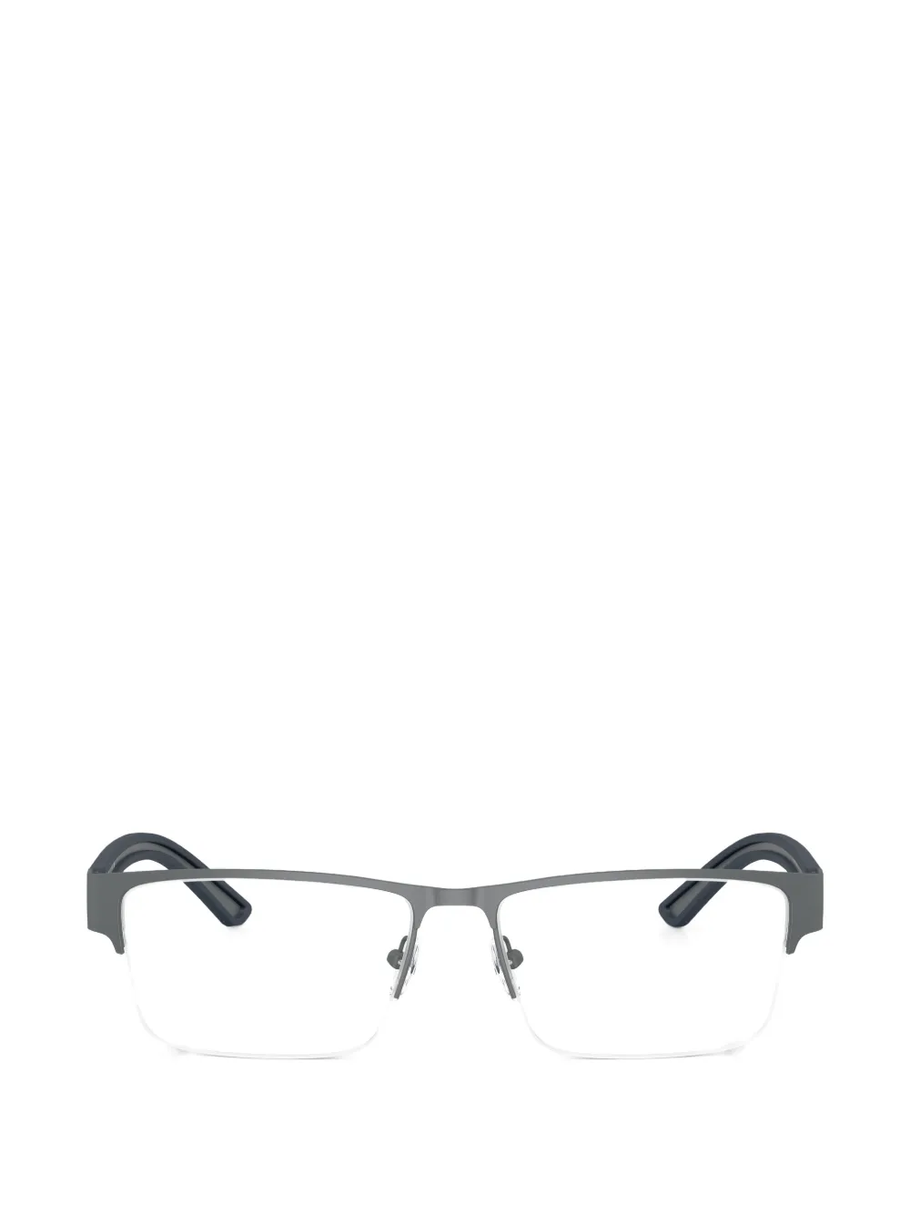 Emporio Armani rectangle-frame glasses - Grigio