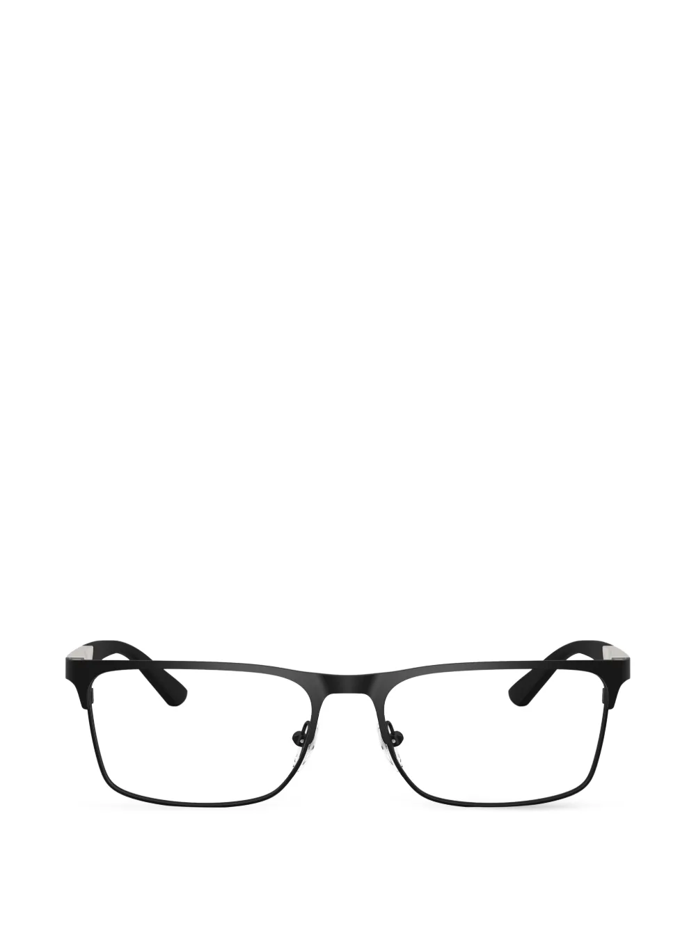 Emporio Armani rectangle-frame glasses - Nero