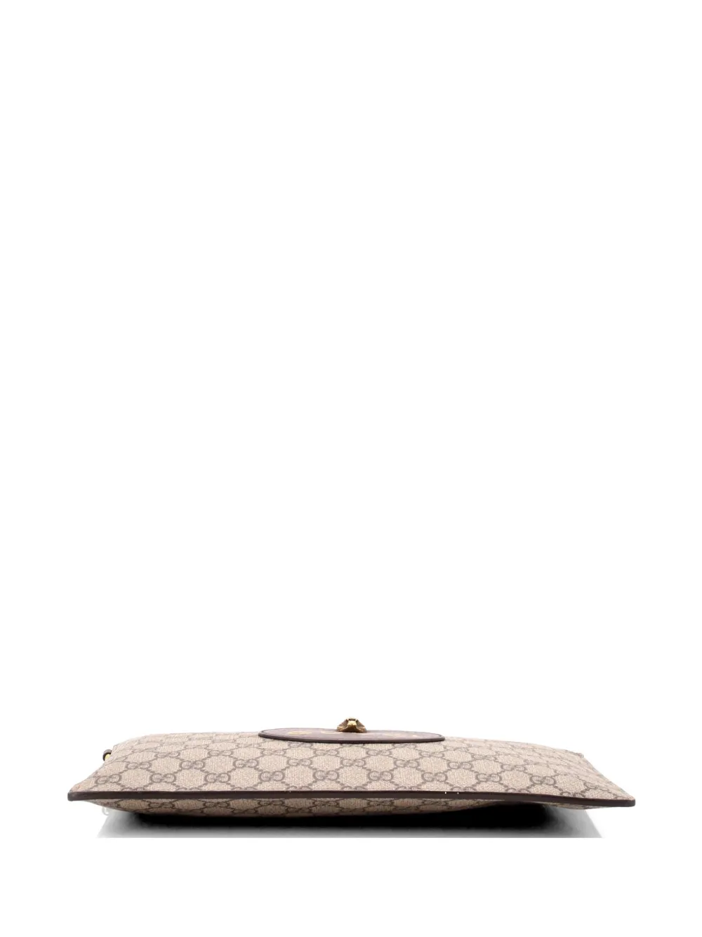 Neo Vintage Wristlet Pouch Gg Coated Canvas Clutch Bag