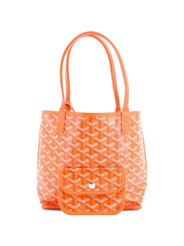 Goyard Pre-Owned アンジュ リバーシブル トート コーテッドキャンバス 
