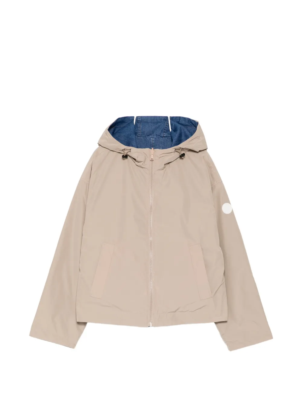 SPORT b. by agnès b. reversible hooded zip jacket - Toni neutri