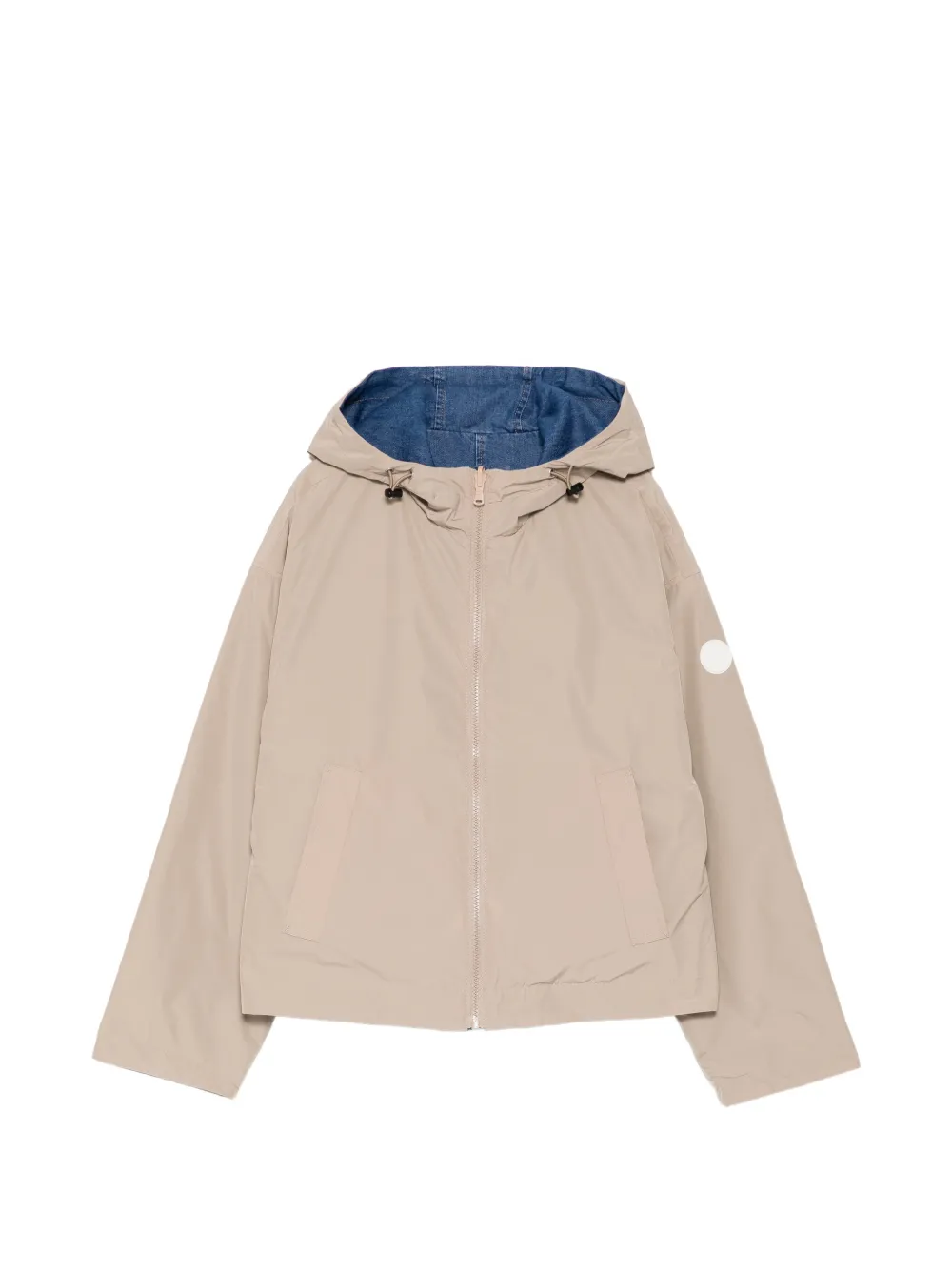 SPORT b. by agnès b. reversible hooded zip jacket - Toni neutri