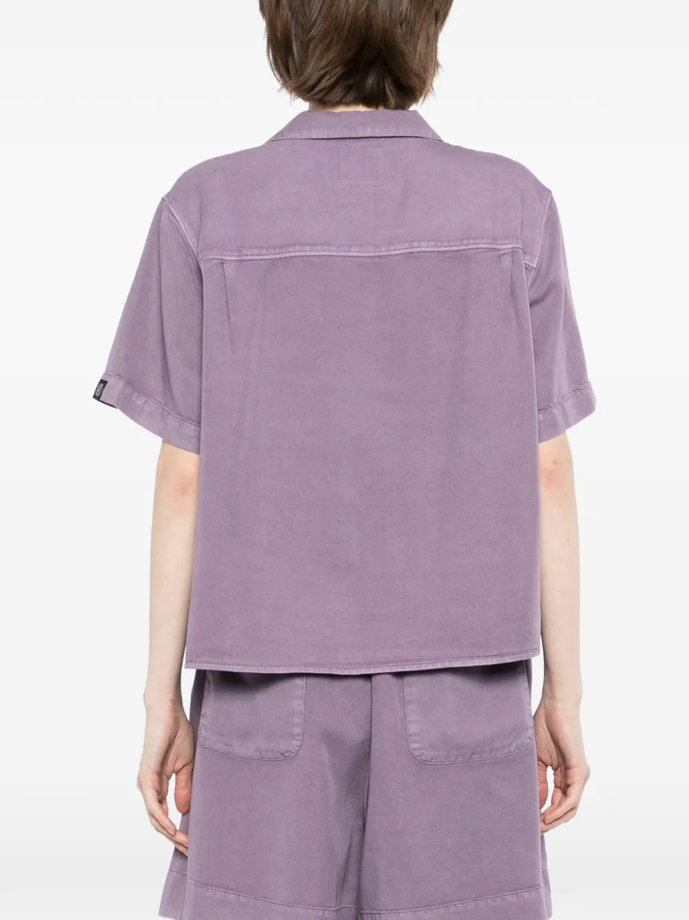 SPORT b. by agnès b. blouse met geverfde kraag Paars