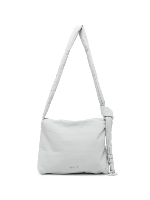 agnès b.  logo-print shoulder bag