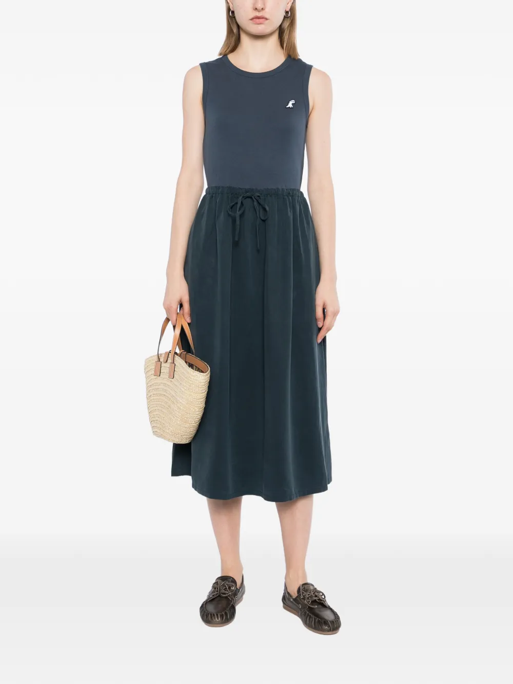 SPORT b. by agnès b. Mouwloze midi-jurk Blauw
