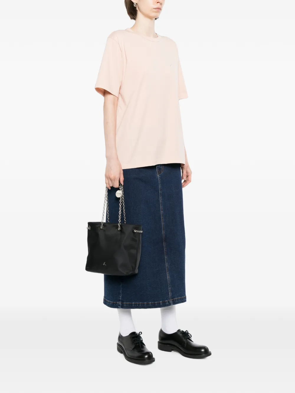 Agnès b. chain-link Strap Tote Bag | Black | FARFETCH CA