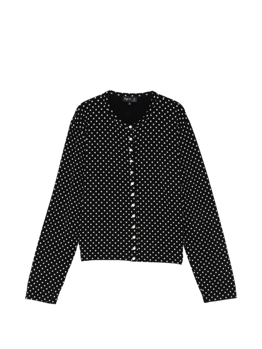Agnès b. polka-dot Jacket | Black | FARFETCH