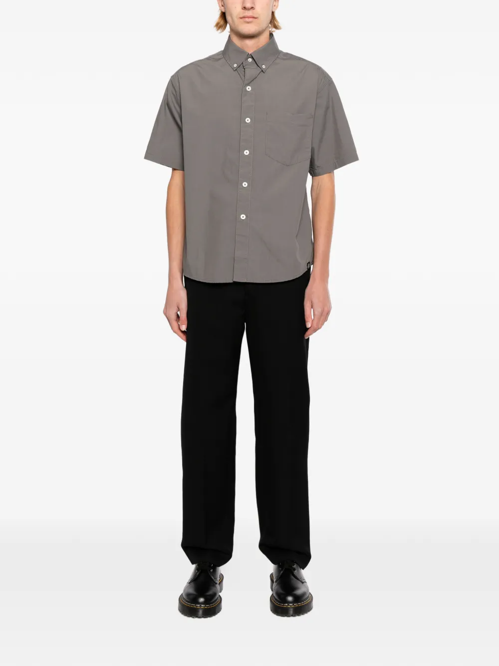  Sport B. By Agnès B. Pocket Short-sleeves Shirt - Grey 