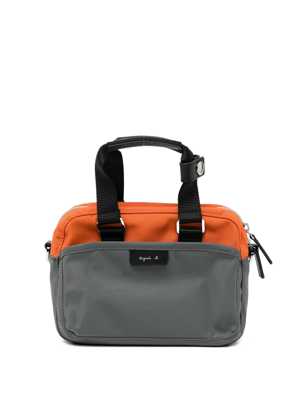 agnès b. top handle mini bag - Grey