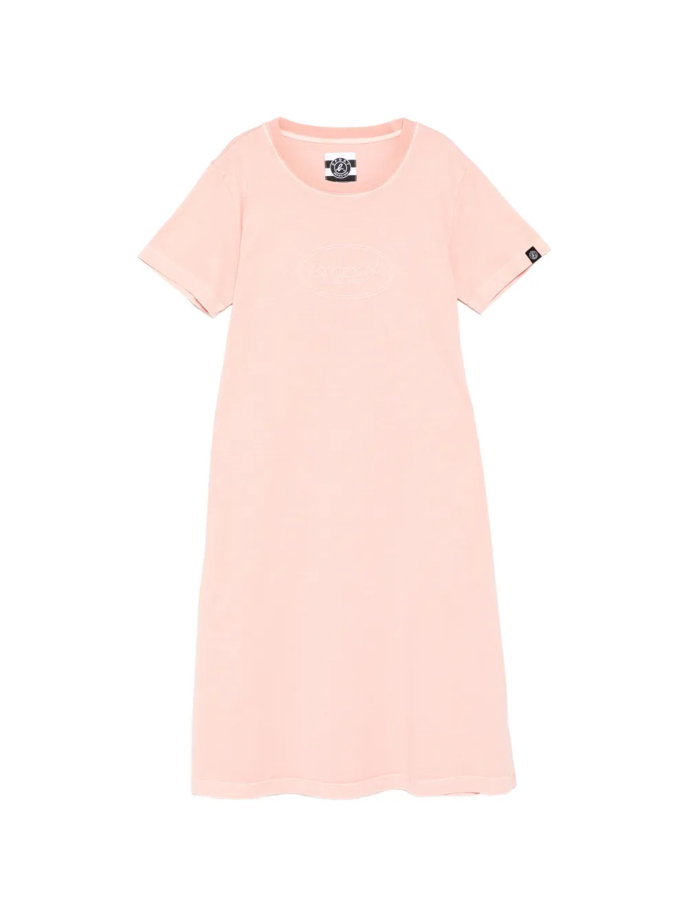 SPORT b. by agnès b. dyed short-sleeves mini dress - Rosa