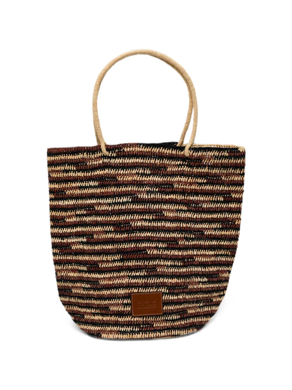 agnès b. raffia tote bag · OS