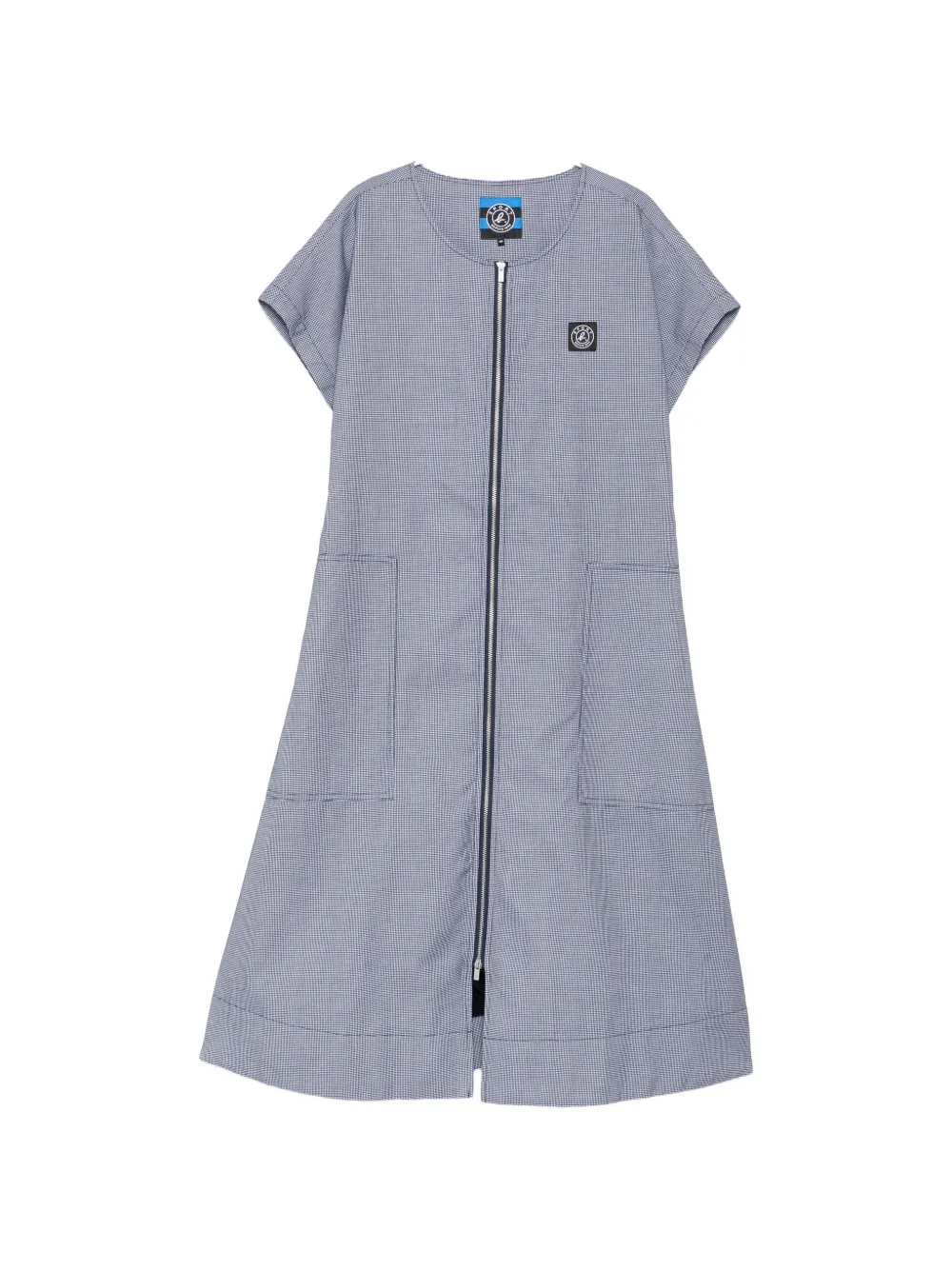 SPORT b. by agnès b. checked midi dress - Blau