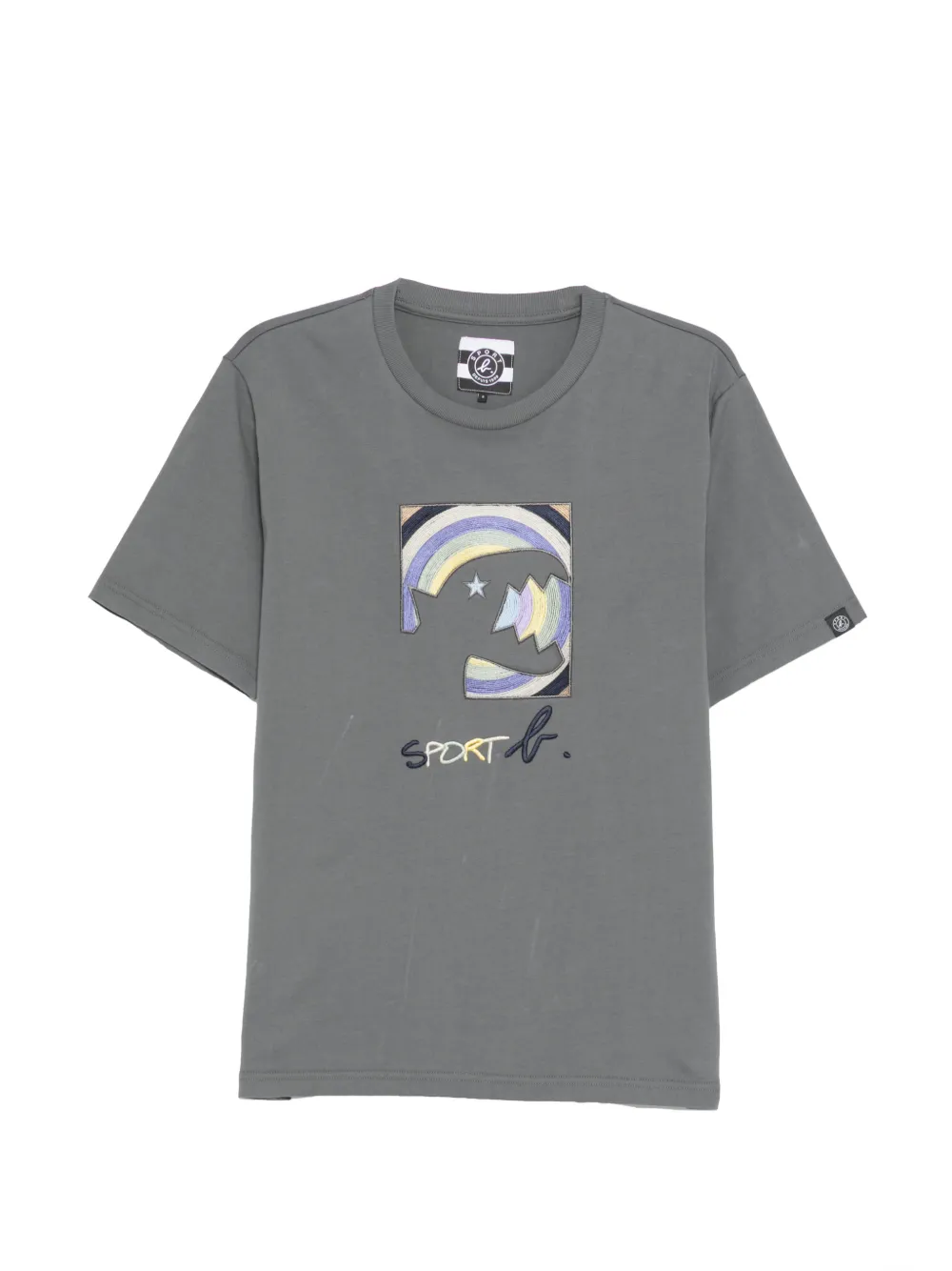 SPORT b. by agnès b. BOX DINO T-shirt - Grau