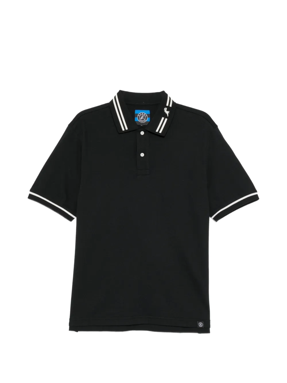 SPORT b. by agnès b. logo-badge polo shirt - Nero