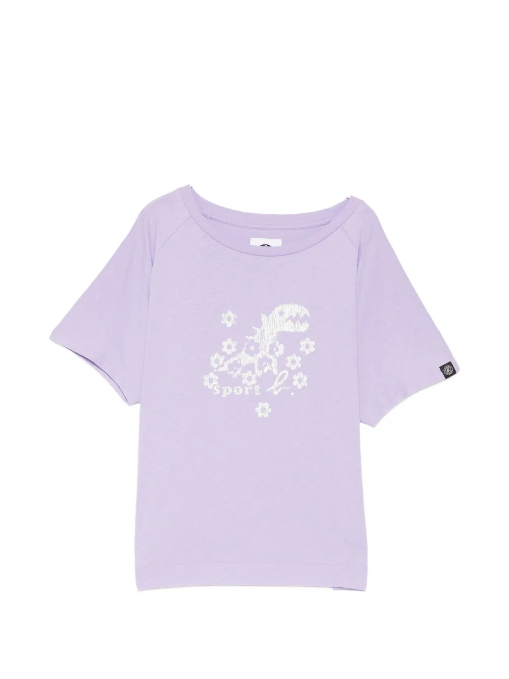 Sport B. By Agnès B. Texture Dino T-shirt In Purple